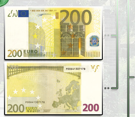 Банкнота 200 евро